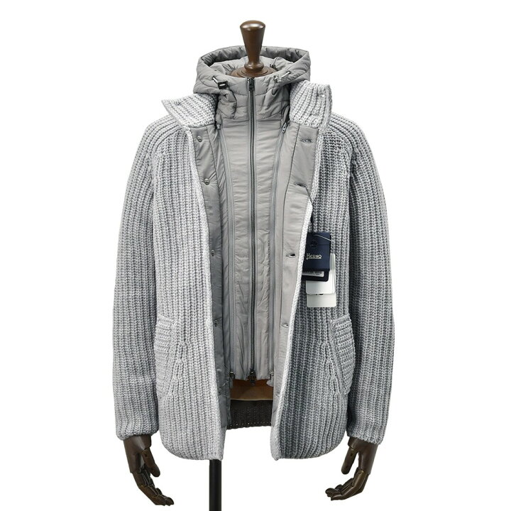 楽天市場】【スーパーSALE期間中 20%off】ヘルノ HERNO ニットブルゾン  