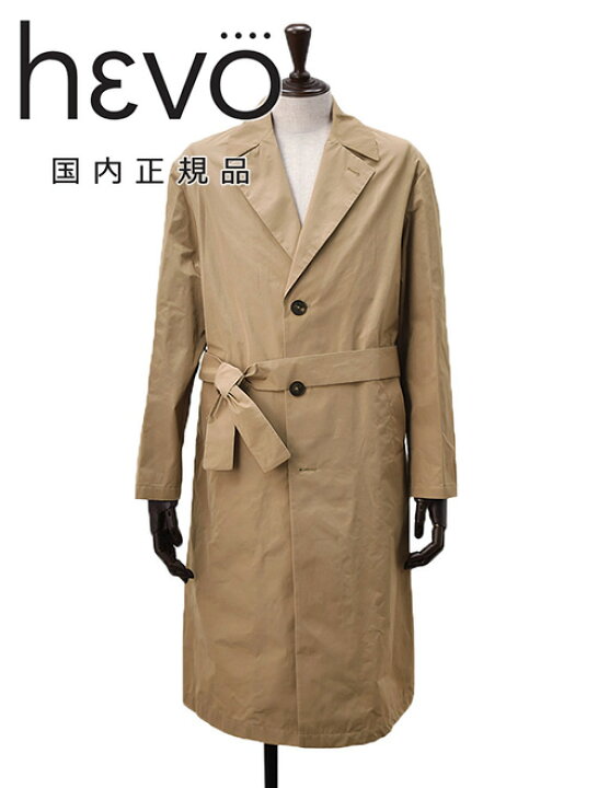 楽天市場】【BLACK FRIDAY 20%off】イーヴォ HEVO ベルテッドコート 