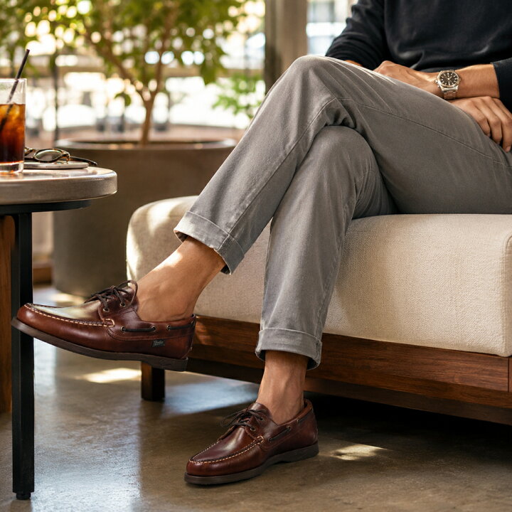 楽天市場】パラブーツ PARABOOT BARTH バース デッキシューズ アメリカ 