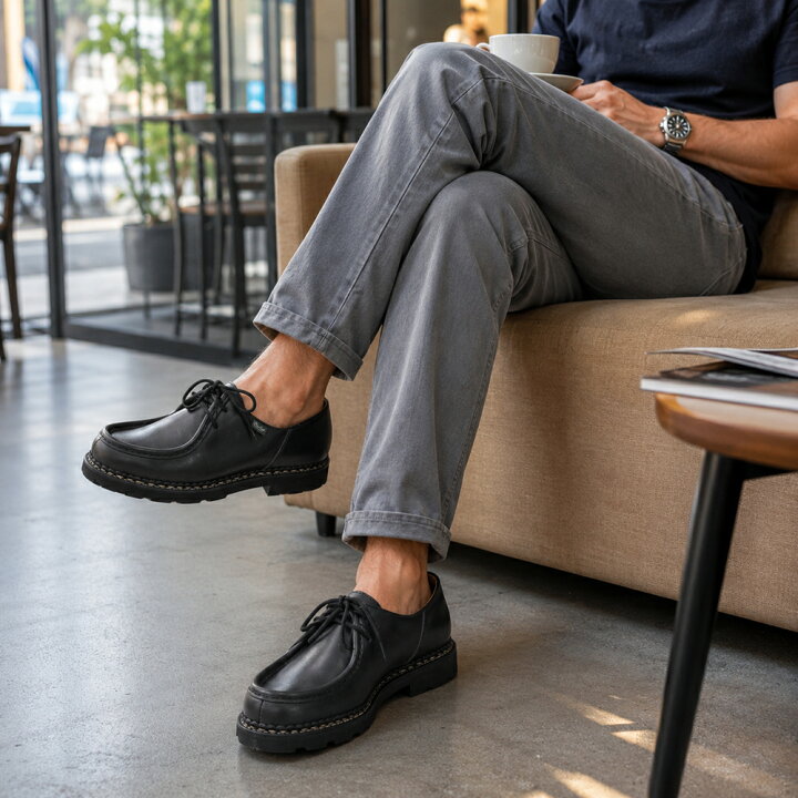 楽天市場】パラブーツ PARABOOT 国内正規品MICHAEL ミカエル NOIR 