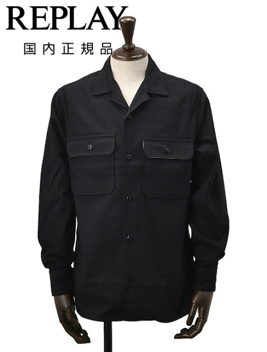 楽天市場】【SALE! 20%off】リプレイ REPLAY CPOシャツジャケット  