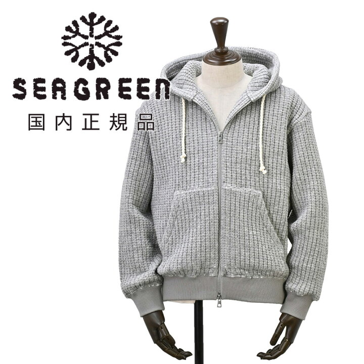楽天市場】シーグリーン Seagreen ジップアップパーカー メンズ オニ 