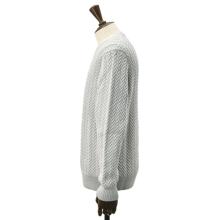 楽天市場】【SALE！ 20%off】ザノーネ ZANONE ケーブル編みニット 