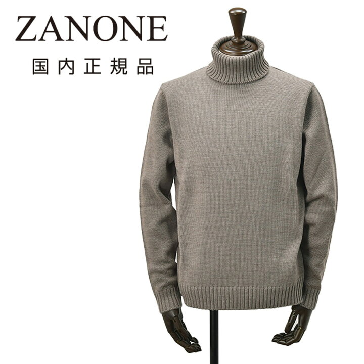 楽天市場】ザノーネ ZANONE 5ゲージ タートルネック メンズ DVモデル 