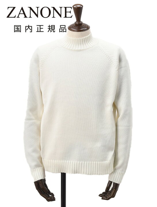 楽天市場】ザノーネ ZANONE モックネックニット メンズ ミドルゲージ  