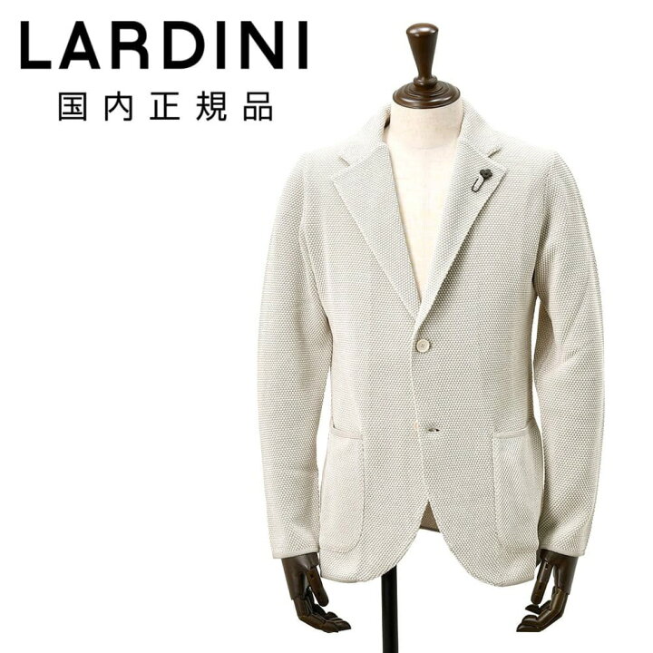 楽天市場】ラルディーニ LARDINI ニットジャケット メンズ 2つ釦 