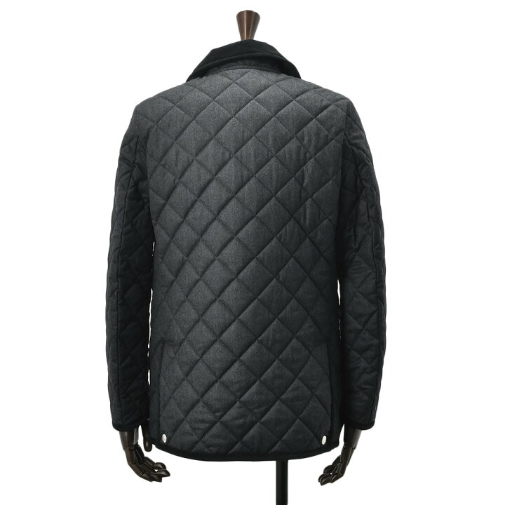 美品 マッキントッシュ スコットランド メンズ キルティング コート 黒  