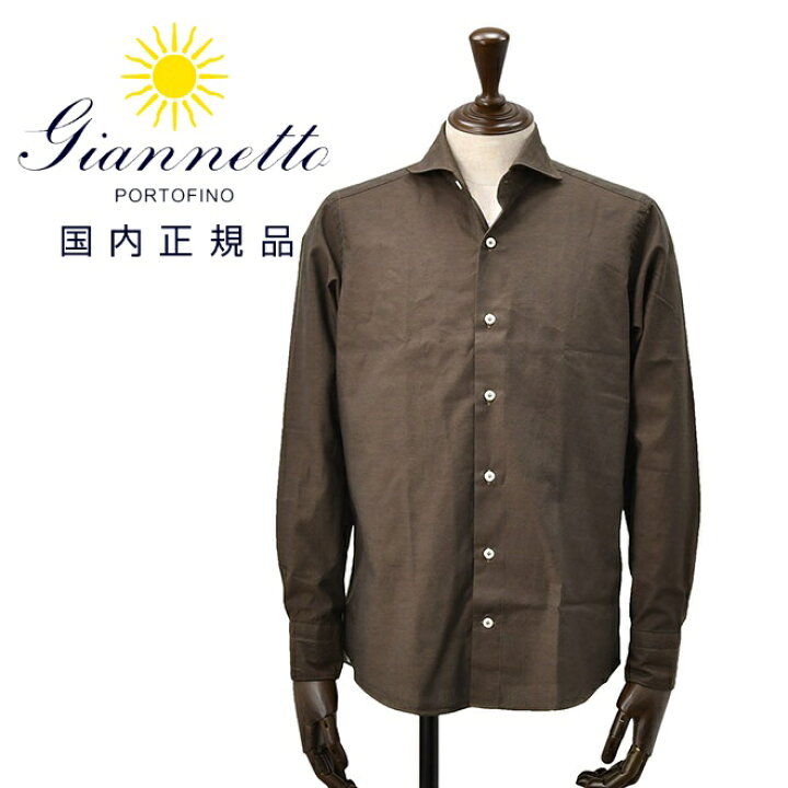 楽天市場】ジャンネット GIANNETTO 長袖シャツ メンズ カラー 