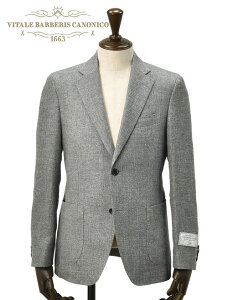 �y�t�@�C�i���N���A�����X70�z���B�^�[�� �o���x���X �J�m�j�R�@�@VITALE BARBERIS CANONICO �J�W���A���W���P�b�g �����Y 2�t�V���O�� 3�ҍ����n �W���K�[�h �O���[ Vintage Superlativo �X�y�����e�B