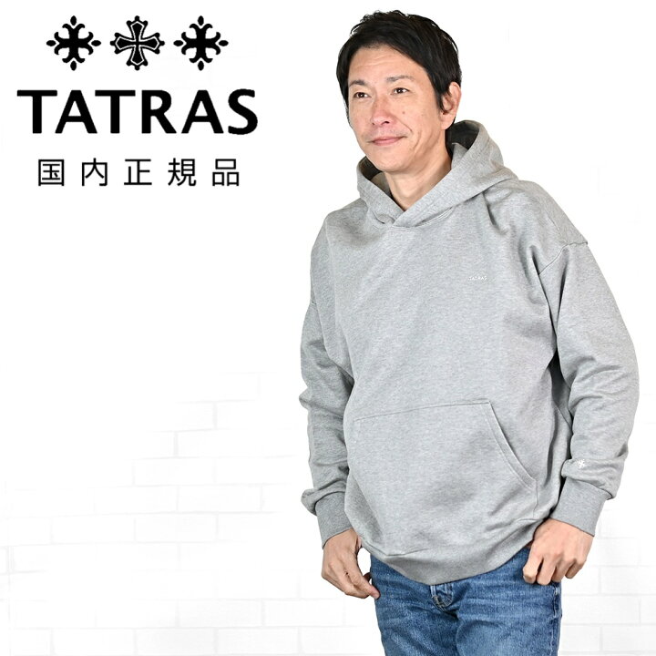 楽天市場】タトラス TATRAS プルオーバーパーカー メンズ スウェット 
