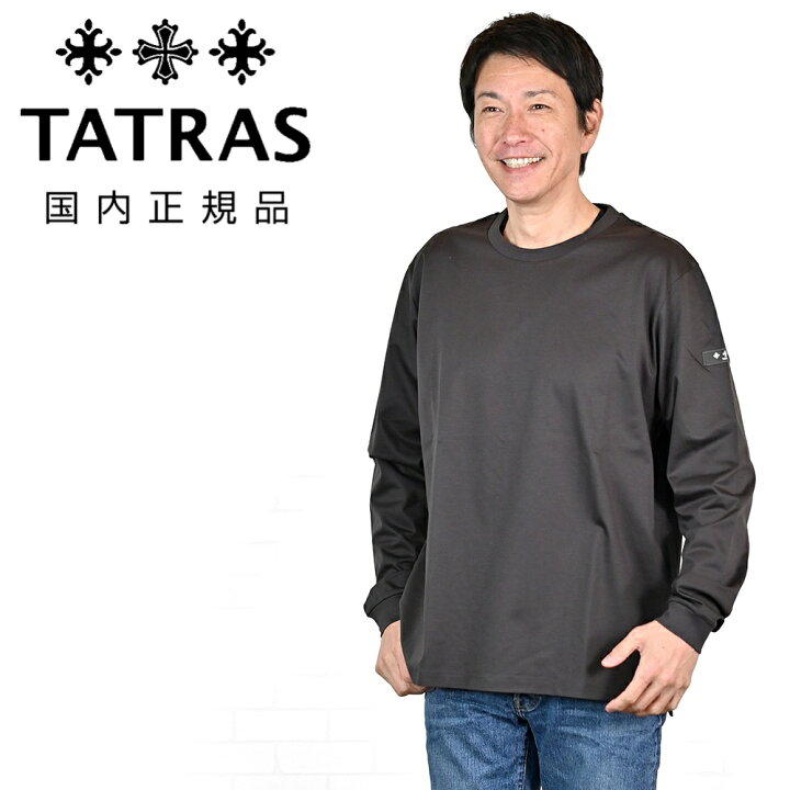 楽天市場】タトラス TATRAS 長袖Tシャツ メンズ クルーネック 