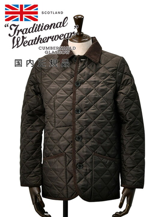 楽天市場 トラディショナル ウェザーウェア Traditional Weatherwear キルティングジャケット メンズ Waverly Tww ウェーヴァリー ブラウン 中綿アウター スリムフィット 国内正規品 でらでら 公式ブランド インポートセレクトshopでらでら