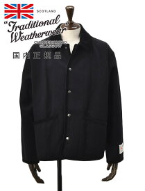 【クリアランス30】トラディショナル ウェザーウェア　　Traditional Weatherwear ツイードジャケット メンズ WAVERLY STUDS SHORT ウェーヴァリー ブラック ヘリンボーン 国内正規品 でらでら 公式ブランド