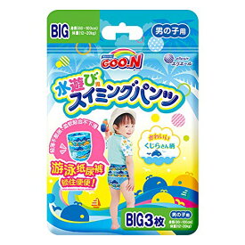 3袋セット　パンツ BIGサイズ　グーン スイミングパンツ 12kg以上 男の子用 5枚x3袋　合計15枚セット　AO-KNTN