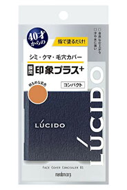 LUCIDO ルシード フェイスカバーコンパクト 01 コンシーラー 無香料 明るめな肌色 4グラム a2