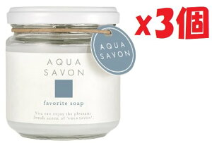 3Zbg AQUA SAVON(ANAV{) ANAV{ tOXWF D̍ 140g lim6