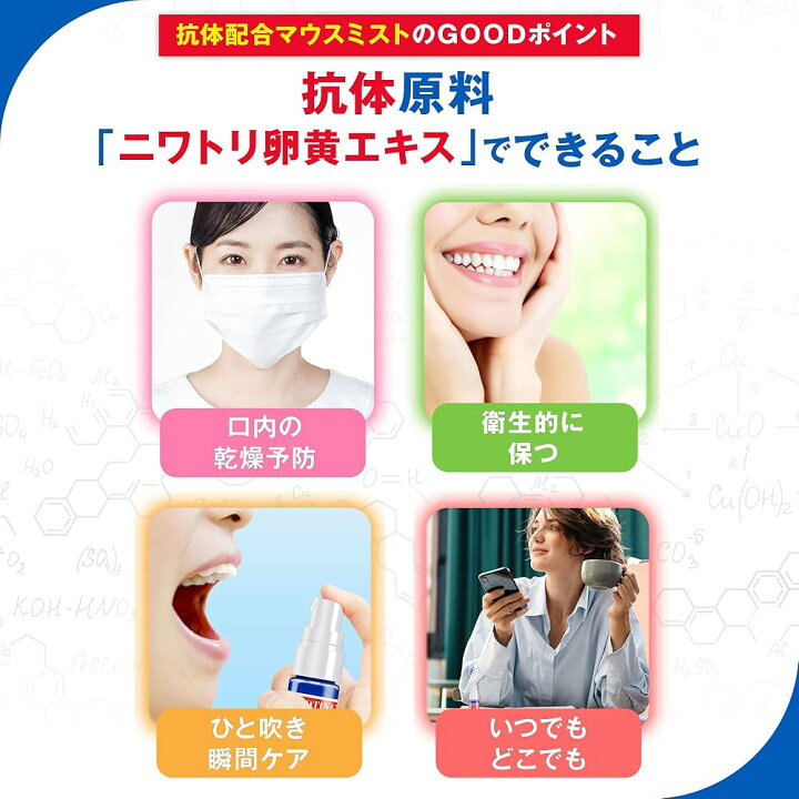 楽天市場】シューティングマウスミスト 15ml ニワトリ抗体配合 口臭 