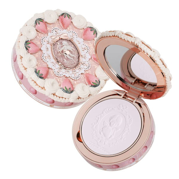 FlowerKnows(フラワーノーズ)ストロベリーキューピッドコレクション プレストパウダー (01：Soft Lavender, 9.5g) c4