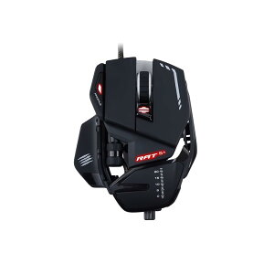 Mad Catz �}�b�h�L���b�c R.A.T.6+ �L���Q�[�~���O�}�E�X Optical Gaming Mouse �u���b�N �������K�i 2�N�ۏ� MR04DCINBL000-0J