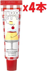 4�{�Z�b�g�@TOOSTY �g�D�[�X�e�B�[ �g�D�[�X�y�[�X�g 25g �J�X�^�[�h�v���� TOOTHPASTE �������� 2F-L