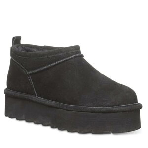 Bearpaw �x�A�p�E ���[�g���u�[�c ���� Retro Super Shorty �V���[�g�u�[�c �������H �h�����H (Black, 23.0 cm) K0