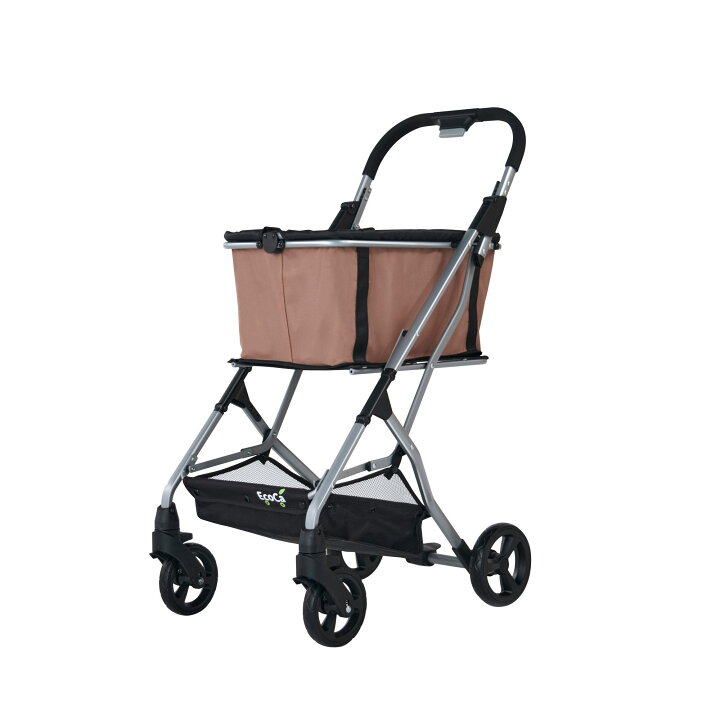 楽天市場】エコカ 折りたたみ ショッピングカート 2段構造 耐荷重30kg 