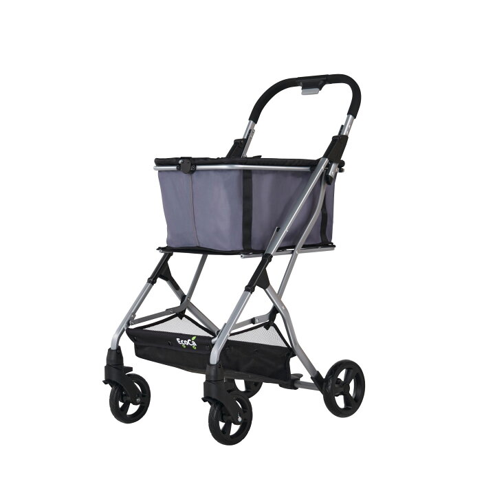楽天市場】エコカ 折りたたみ ショッピングカート 2段構造 耐荷重30kg 