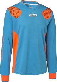 【公式】DERBYSTAR ダービースター キーパーシャツ APONI PRO パッド付き ブルー ジュニア GKシャツ GKウェアー キッズ 少年 JR ゴールキーパー キーパー ゴールキーパーシャツ サッカー フットサル 長袖