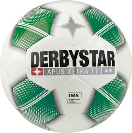 【公式】DERBYSTAR ダービースター エイパス エキストラ TT 5号球 グリーン IMS検定球 APUSPUS X-TRA TT サッカーボール サッカー ボール ジュニアユース ユース 中学生 高校生 社会人 手縫い キック 練習 育成球 5号