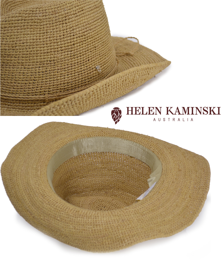 HELEN KAMINSKI (ヘレンカミンスキー) BELEN ラフィアハット - 帽子