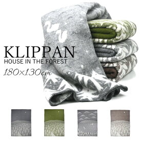 【●ポイント最大5倍！4/20限定！】クリッパン KLIPPAN ミナペルホネン 2251 mina perhonen HOUSE IN THE FOREST / LAKE IN THE VALLEY 180cm×130cm ブランケット 毛布 北欧 ふとん 布団 掛け布団 おしゃれ ウール100％