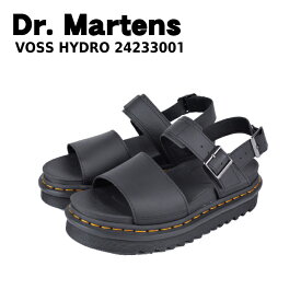 Dr.Martens ドクターマーチン VOSS HYDRO ヴォス 24233001 ストラップサンダル 靴 レディース 黒 ブラック シャークソール カジュアル