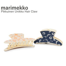 マリメッコ Marimekko ヘアアクセサリー ウニッコ ヘアバレッタ 髪留め まとめ髪 大人 髪飾り ヘアアレンジ ギフト プレゼントに最適