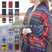 【300円OFFクーポン!+5%還元!】ジョンストンズカシミアストール大判Johnstonsチェックストールタータンチェックストールマフラーブランケット190cm×72cmWA000056【西日本】