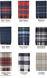 【300円OFFクーポン!+5%還元!】ジョンストンズカシミアストール大判Johnstonsチェックストールタータンチェックストールマフラーブランケット190cm×72cmWA000056【西日本】