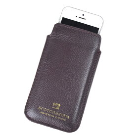 【訳あり】スコッチ&ソーダ scotch&soda iphoneケース 5 5s SC77162 携帯 携帯ケース スマホカバー カバー シンプル 大人 かっこいい iPhoneカバー おしゃれ お洒落 レザーケース 本革 レザー【due】