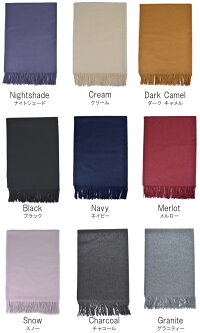 【300円OFFクーポン!+5%還元!】ジョンストンズストール大判無地カシミア秋冬マフラーひざ掛け羽織りブランケットレディースJohnstonsプレーン190cm×72cmWA000056【西日本】