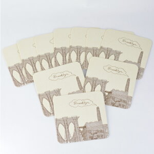 tBbV GfB FISHS EDDY R[X^[ 10Zbg BROOKLYN COASTERS SET OF 10 500188 OXu JtF   X^CbV [gift set] [coaster] yduez