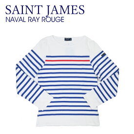 【●6/5限定！ポイント最大5倍付与！】セントジェームス SAINT JAMES ナヴァル レイ ルージュ NAVAL RAY ROUGE #4926 長袖 メンズ レディース ユニセックス ロンT Tシャツ カットソー トップス コットン ボーダー オシャレ お洒落 おしゃれ お出かけ 【due】