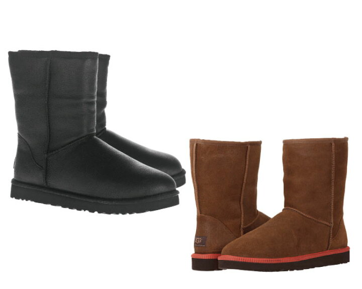 楽天市場 Ugg アグ Classic Short Leather Mens クラシックショートレザー メンズ ムートンブーツ 西日本 Deroque Due