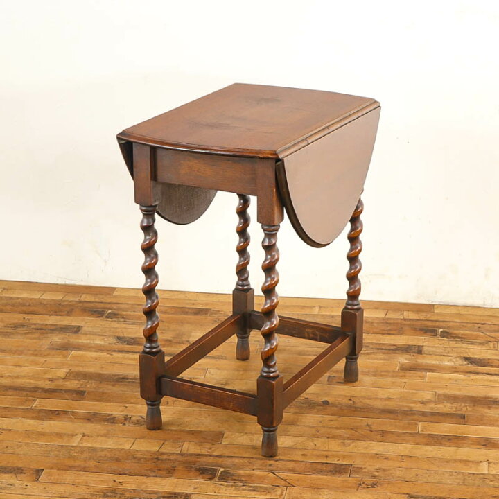 楽天市場】アンティーク テーブル 折りたたみ 折り畳み 木製 サイド  