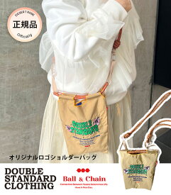 ＼限定コラボ／【正規品】ボールアンドチェーン ダブスタ DSC ダブルスタンダード クロージング Ball＆Chain DOUBLE STANDARD CLOTHING ショルダーバッグ くま エコバッグ 2WAY 刺繍 オシャレ 人気 ショッピング ポシェット サスティナブル ／オリジナルロゴ／S