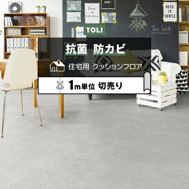 東リ クッションフロア (R) 切売り 約182cm幅 (1mあたり) モルタル CF9649 リノベーションシート リメイクシート クッションフロアマット CFシート-H 半額以下