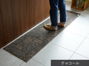 �􂦂� �L�b�`���}�b�g �h���C�N���[�j���O�Ή� �z�b�g�J�[�y�b�g�E���g�[�Ή� �V�ііh�~ ����~�ߕt�� ���y�� �R���p�N�g ��45×180cm RUSTY MAT ���X�e�B�}�b�g(S) �����z�� �V���� ���������}