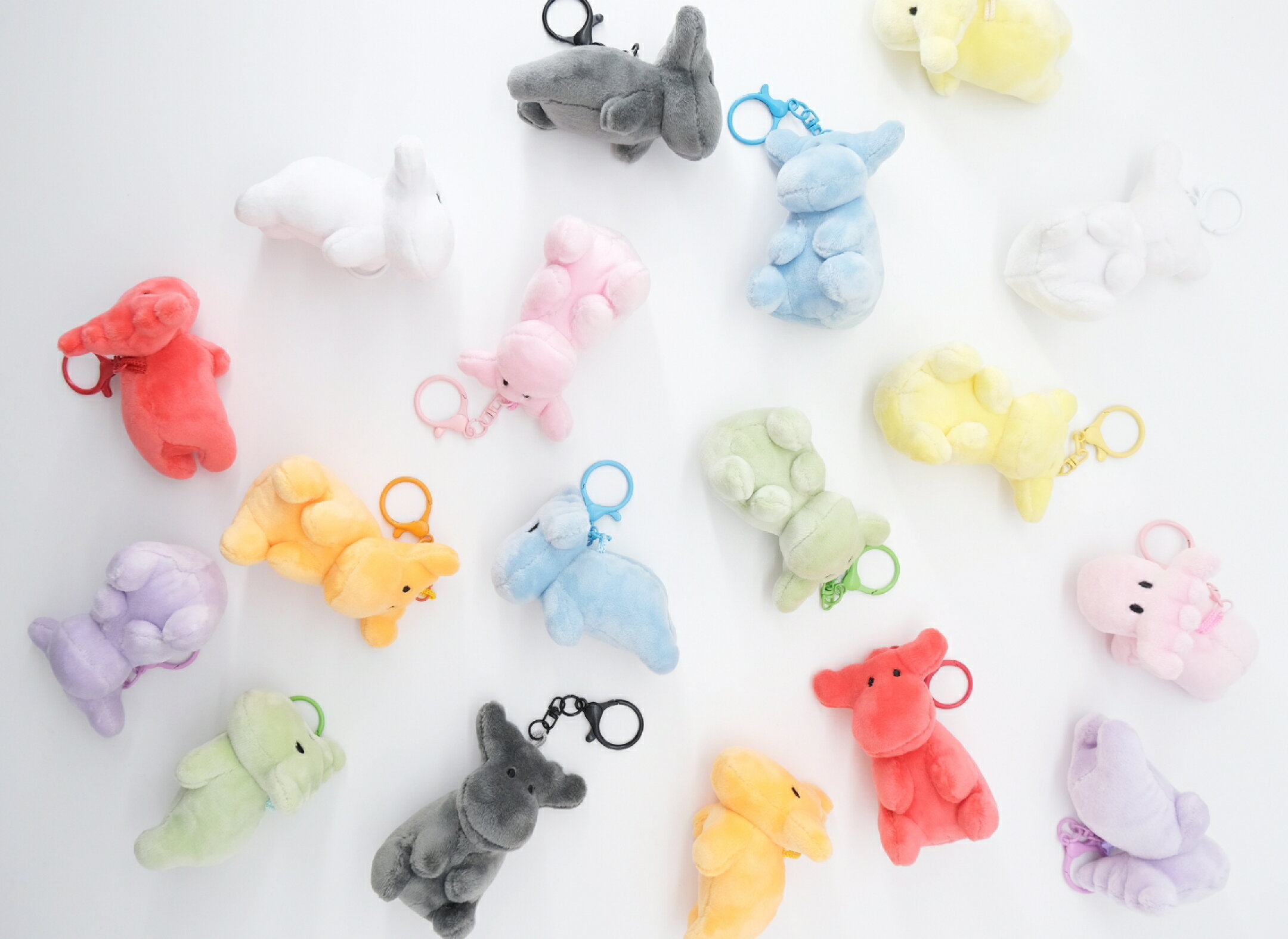 カラーぬいぐるみチャーム