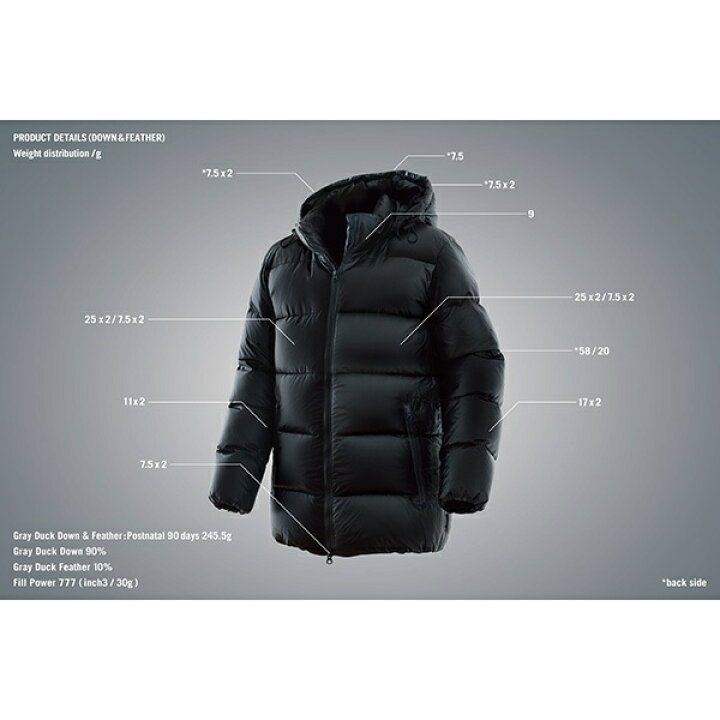 楽天市場】THE MONSTER SPEC R DOWN JACKET BLACK ダウンジャケット 