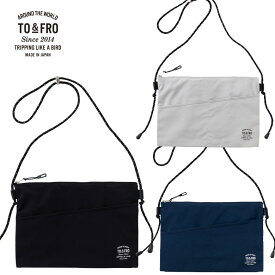 TO＆FRO パッカブルポーチ サコッシュ A5サイズ PACKABLE　POUCH　−SQUARE−