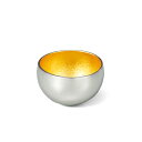 能作 ゆらゆら揺れる錫100％の器 ボウル 金箔 ミニ Kuzushi - Yure デザート 酒器 猪口 ぐい呑み ギフト