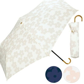 WPC 折りたたみ雨傘 フラワーレース ミニ レディース 花 可愛い 晴雨兼用 紫外線カット