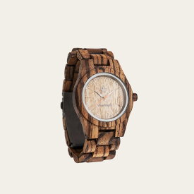 【オランダから直輸入 木製腕時計】 WOODWATCH ウッドウォッチ 木製腕時計 オランダ 輸入 Core 36 Mm Zebra Petite ゼブラ　おしゃれ　高級　腕時計 レディース　ユニセックス